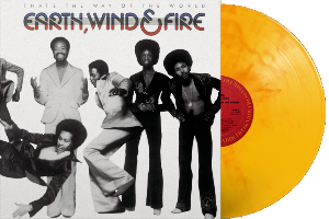 Earth, Wind & Fire - 1975 That's the Way of the World - Flaming vinyl LP  - 170 kr.